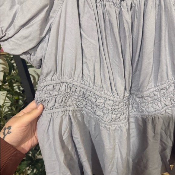 Torrid Light Purple Gathered Blouse plus size 2x - Picture 2 of 6